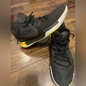 Nike Kyrie 3 Black and Yellow Men's Sneakers